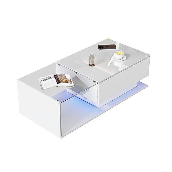 MODFU Couchtisch mit LED-Beleuchtung (1-St., mit günstig online kaufen