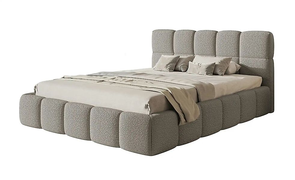 Selsey Polsterbett mit Bettkasten Cloudy ¦ grau ¦ Maße (cm): B: 160 H: 96 B günstig online kaufen
