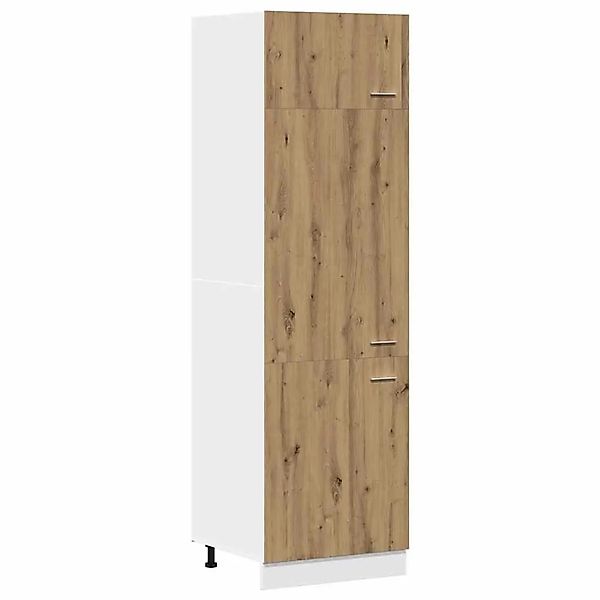 vidaXL Kühlumbauschrank Lyon Artisan-Eiche 60x57x207 cm Holzwerkstoff 85612 günstig online kaufen