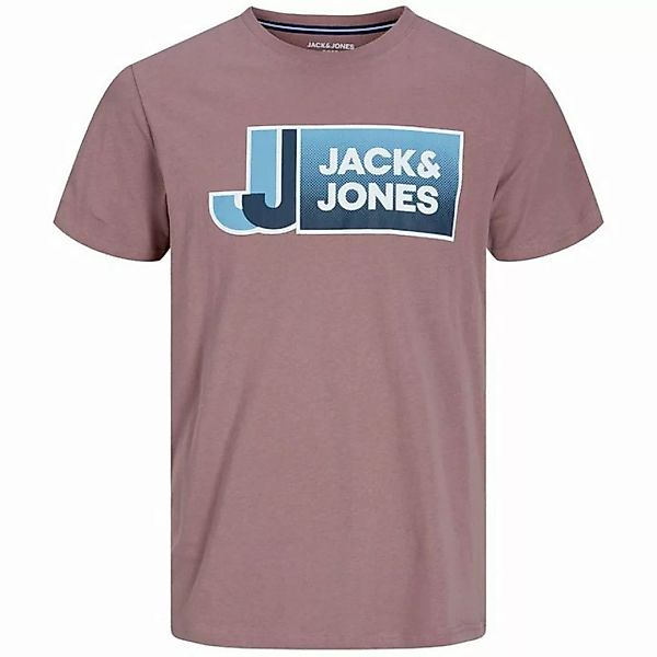 Jack & Jones Rundhalsshirt Große Größen Logoprint T-Shirt mauve JCOLOGAN Ja günstig online kaufen
