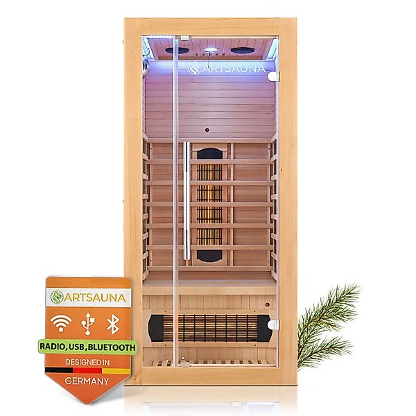 Artsauna Infrarotkabine Kiruna90 Dual Technologie, BxTxH: günstig online kaufen