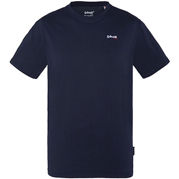 Schott  T-Shirt T-Shirt TSLOGOCASUAL Kurzarmshirt mit Front-Print günstig online kaufen