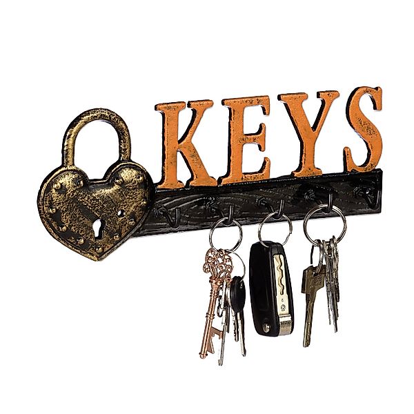 relaxdays Schlüsselbrett 2 x Schlüsselbrett Keys günstig online kaufen