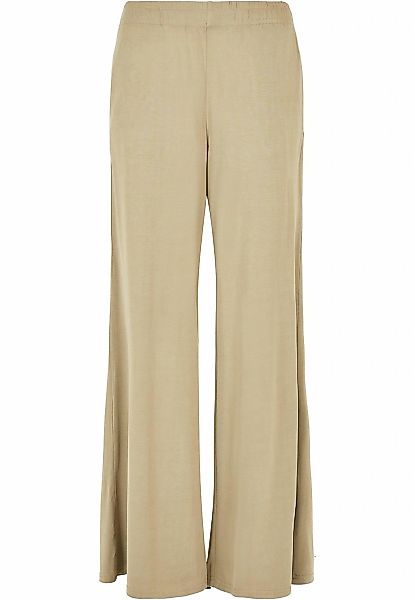 URBAN CLASSICS Stoffhose "Urban Classics Damen Ladies Modal Wide Leg Pants" günstig online kaufen