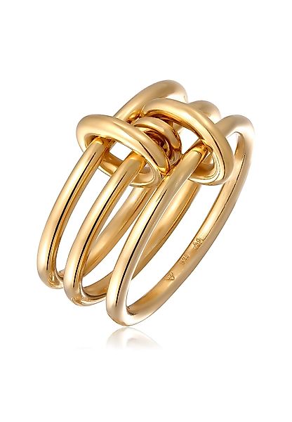 Elli Fingerring Bandring Stapellook 925 Sterling günstig online kaufen