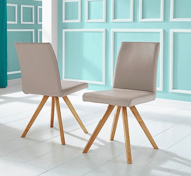 Home affaire Schalenstuhl "Rio" (Set) 2 Stk.Bezug in Kunstleder oder Strukt günstig online kaufen