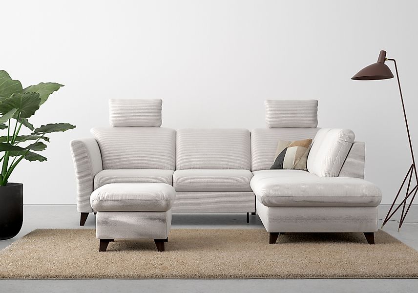 Home affaire Ecksofa »Trelleborg L-Form«, wahlweise mit Bettfunktion und Be günstig online kaufen