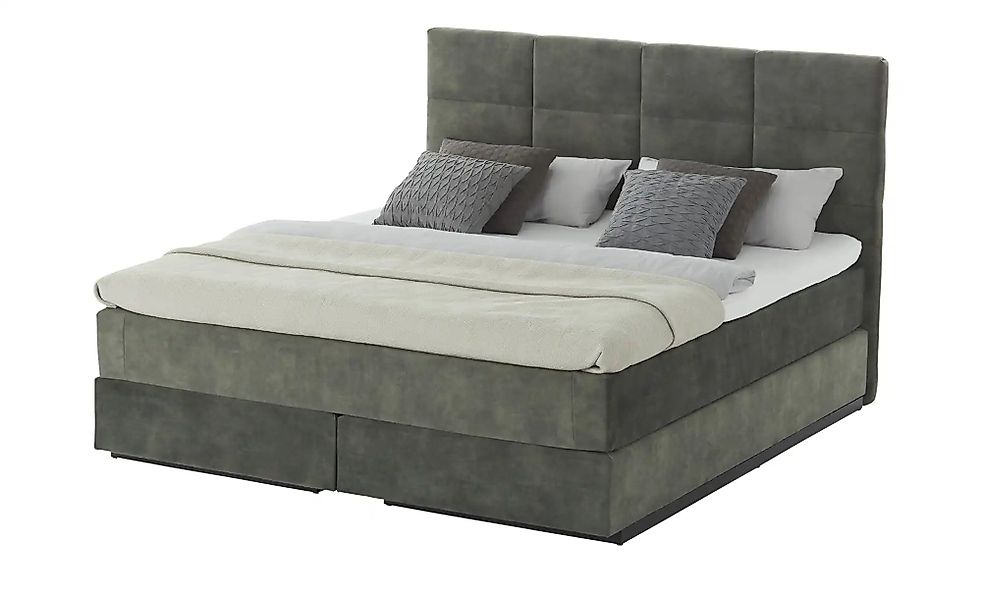 Wohnwert Boxspringbett  Rist ¦ grün ¦ Maße (cm): B: 162 H: 127 Betten > Box günstig online kaufen