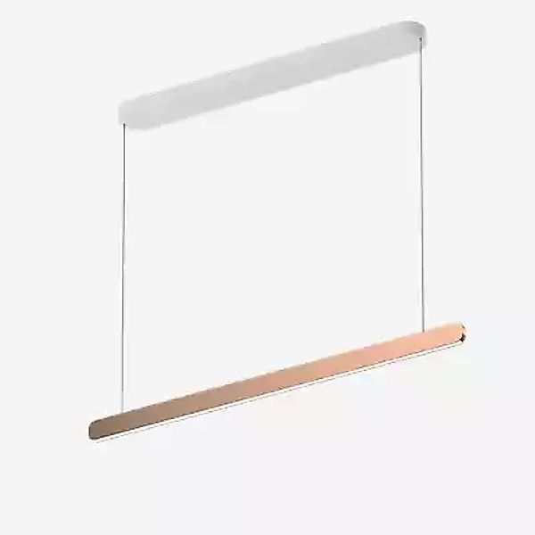 Occhio Mito Volo 100 Var Up Table Pendelleuchte LED, Kopf roségold/Baldachi günstig online kaufen