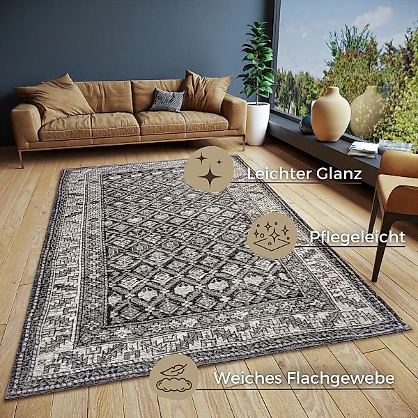 HANSE Home Teppich »Curan«, rechteckig, 6 mm Höhe, strapazierfähig, pflegel günstig online kaufen
