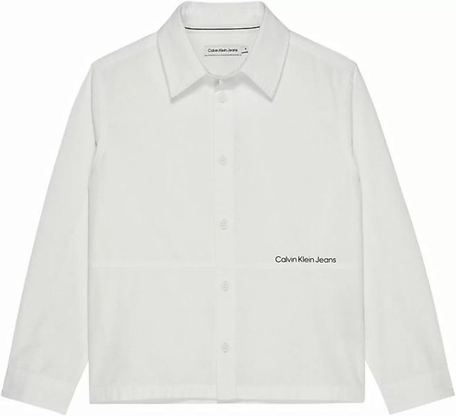 Calvin Klein Jeans Langarmhemd MINI LOGO TAPE POPLIN SHIRT günstig online kaufen