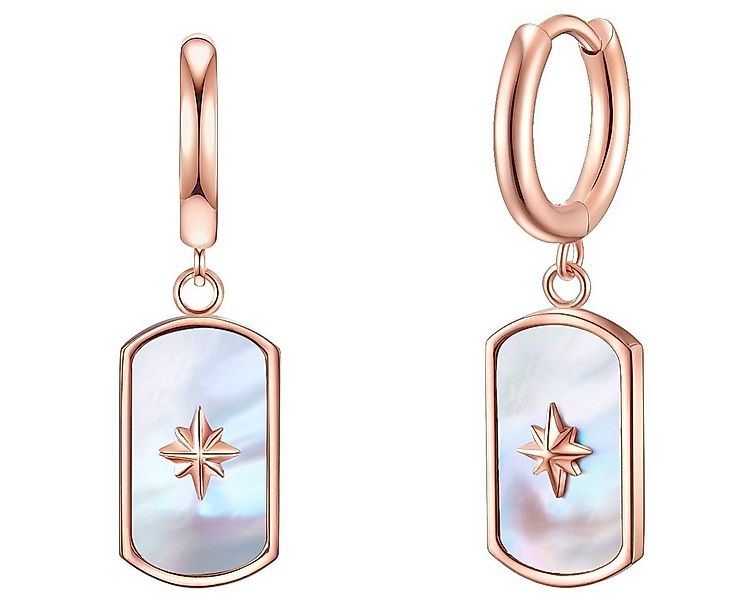 Valero Pearls Paar Ohrhänger roségold, mit Perlmutt-Anhänger günstig online kaufen