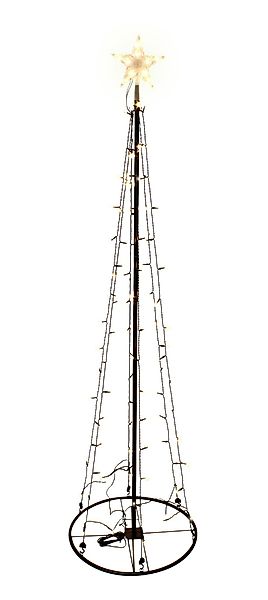 Spetebo Dekobaum LED Lichterbaum schwarz mit günstig online kaufen