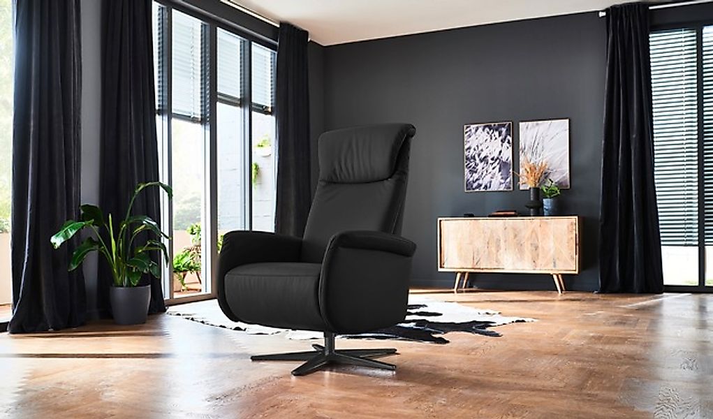 Home affaire Relaxsessel »Cartore Fuß schwarz, manuelle oder motorische Ver günstig online kaufen