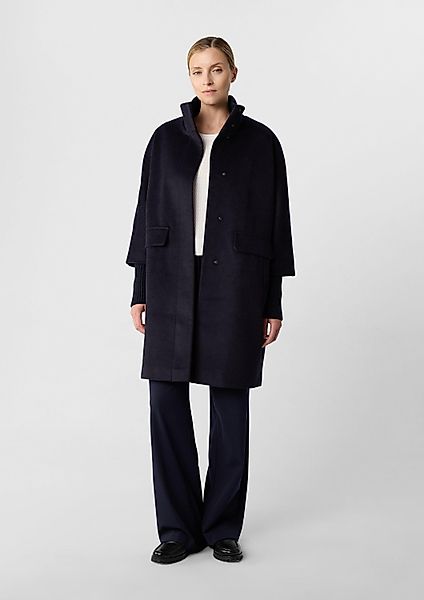 comma Funktionsmantel Outdoor-Mantel Cape-Mantel aus Wollmix günstig online kaufen