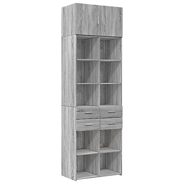 vidaXL Schrankmodule Hochschrank Grau Sonoma 70x42,5x225 cm Holzwerkstoff günstig online kaufen