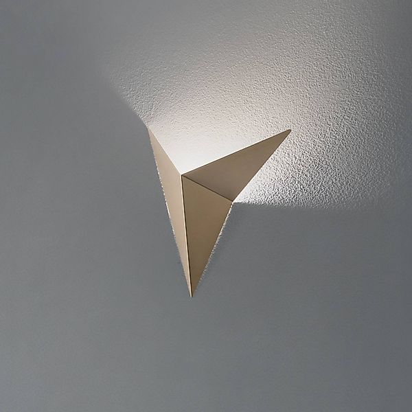 Wandleuchte Kus, goldfarben, Metall, Höhe 34 cm, G9 günstig online kaufen