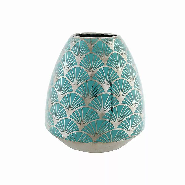 Vase Dkd Home Decor Porzellan Türkis Orientalisch (16 X 16 X 18 Cm) günstig online kaufen