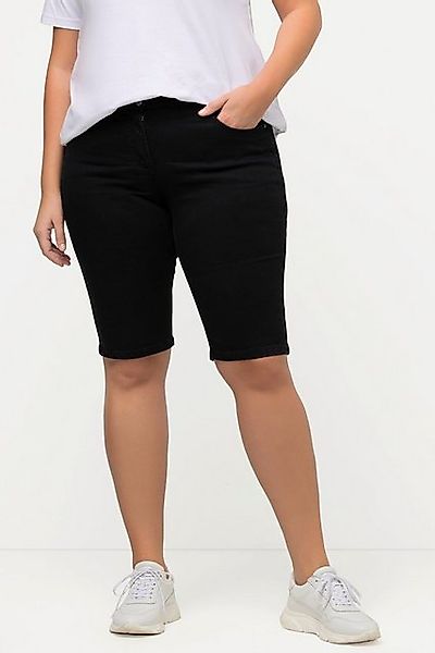 Ulla Popken Bermudas Jeansbermuda Mandy 5-Pocket-Form Komfortbund günstig online kaufen