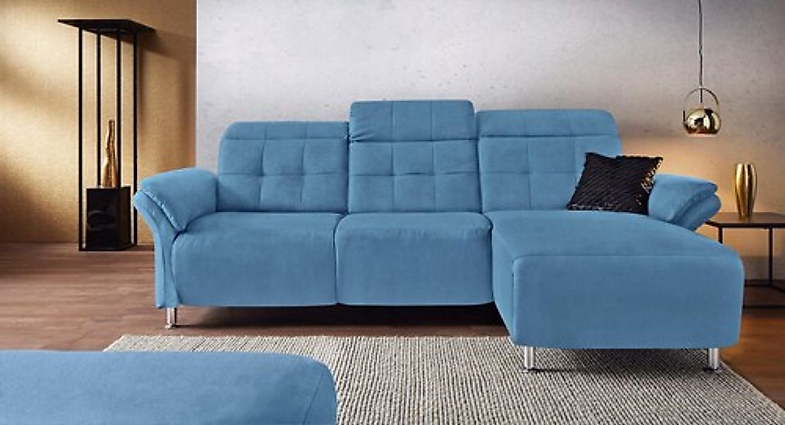 Home affaire Ecksofa »Manhattan L-Form« 2 Sitze mit elektrischer Relaxfunkt günstig online kaufen