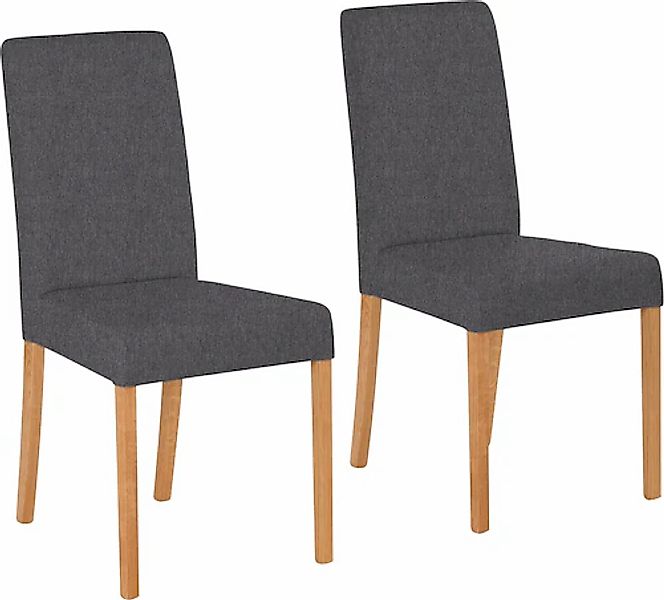 Home affaire 4-Fußstuhl »Bologna« (Set) 2 Stk.Gestell aus Massivholz günstig online kaufen
