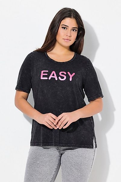 Ulla Popken T-Shirt T-Shirt Easy Classix Rundhals Halbarm günstig online kaufen