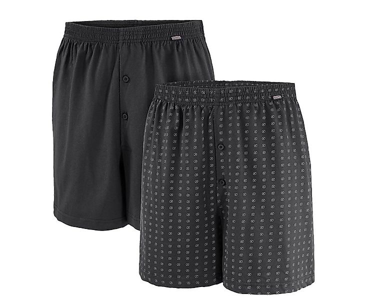 ADAMO Boxershorts Boxershorts Übergröße 2er Pack anthrazit Adamo (Packung, günstig online kaufen