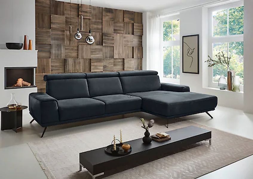 Die PlanBar Ecksofa "PN-EM22041 L-Form" wahlweise motorisches Canape oder S günstig online kaufen