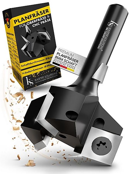 Kasper Solutions® Wendeplattenfräser Kasper Solutions® Profi Planfräser 8mm günstig online kaufen