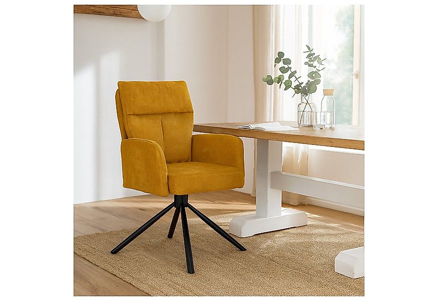 HTI-Living Esszimmerstuhl Esszimmerstuhl Kyra Gelb 2er-Set (Set, 2 St), Dre günstig online kaufen