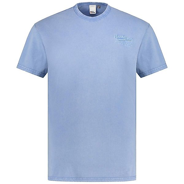 North T-Shirt im Used-Look Farbe kornblau Größe: 4XL günstig online kaufen