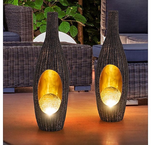 GLOBO LIGHTING LED Solarleuchte, LED-Leuchtmittel fest verbaut, Warmweiß, S günstig online kaufen