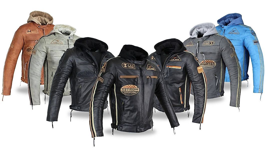 Alpha Speeds Motorradjacke - /Freizeit Herren Lammlederjacke Bikerjacke Hig günstig online kaufen
