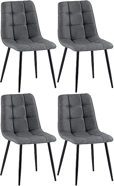 CLP Esszimmerstuhl Antibes Stoff (4er Set), günstig online kaufen