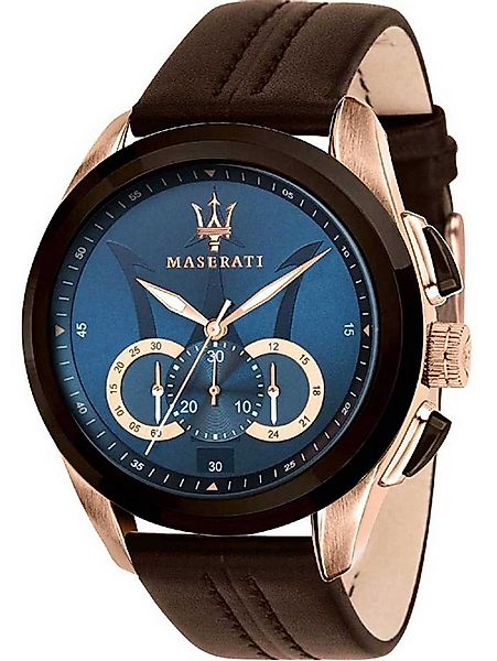 MASERATI Quarzuhr Maserati R8871612024 Traguardo Chronograph Herrenuhr 45mm günstig online kaufen