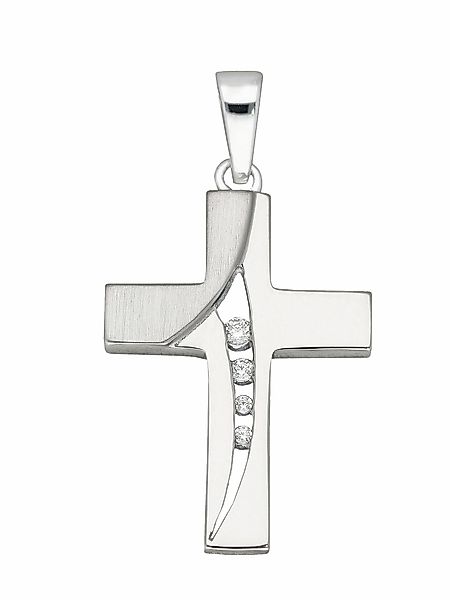 Adelia´s Kettenanhänger 925 Silber Kreuz Anhänger günstig online kaufen