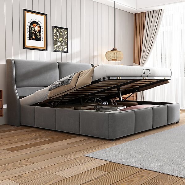 HAUSS SPOLE Polsterbett 180x200cm hydraulisches Funktionsbett günstig online kaufen