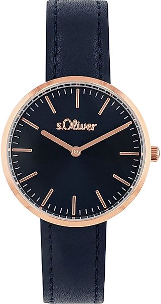 s.Oliver Quarzuhr 2039324, Armbanduhr, Damenuhr, analog günstig online kaufen