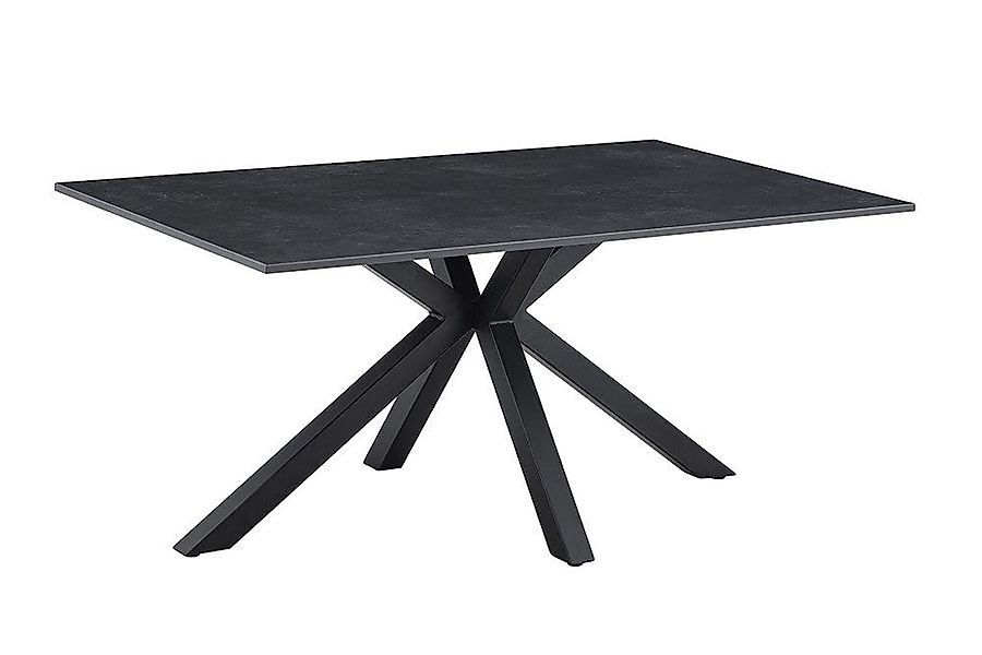 riess-ambiente Couchtisch GALAXIE 100cm grau/schwarz – Keramik, Metallgeste günstig online kaufen