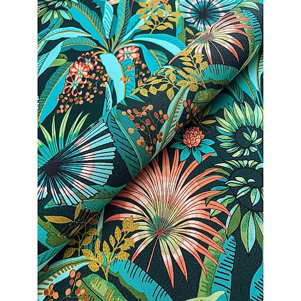 Newroom Vliestapete Nanika Blue Dschungel Modern FSC® günstig online kaufen