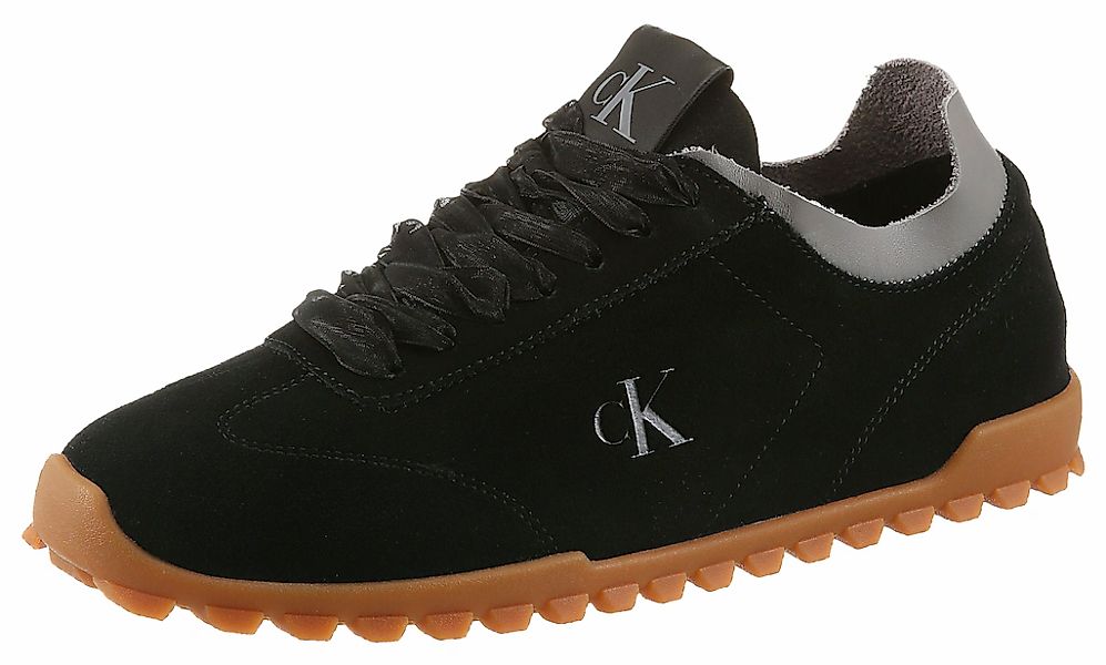 Calvin Klein Sneaker "LOW PROFILE RUN MG SUE DB LACES" Freizeitsneaker, Hal günstig online kaufen