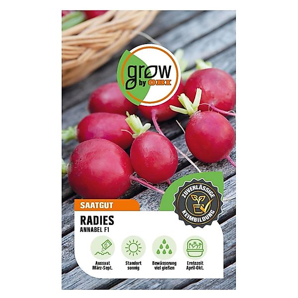 GROW by OBI Radieschen Annabel F1 Zoll Raphanus sativus günstig online kaufen