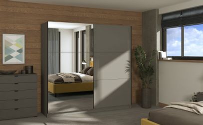 INOSIGN Schwebetürenschrank Sierra Kleiderschrank mit Spiegel günstig online kaufen