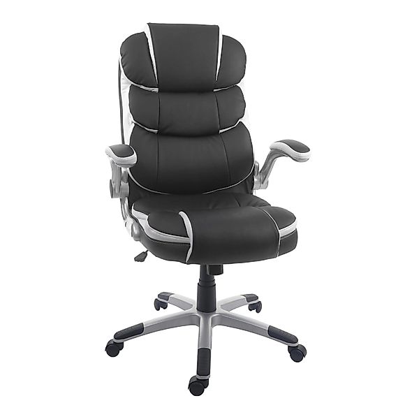 MCW Bürostuhl F80 Schreibtischstuhl Chefsessel Drehstuhl Kunstleder Schwarz günstig online kaufen