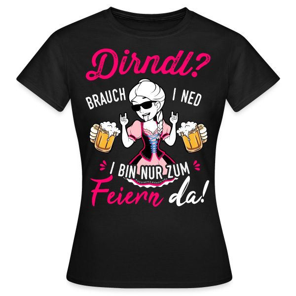 Spreadshirt T-Shirt Dirndl Brauch I Ned günstig online kaufen