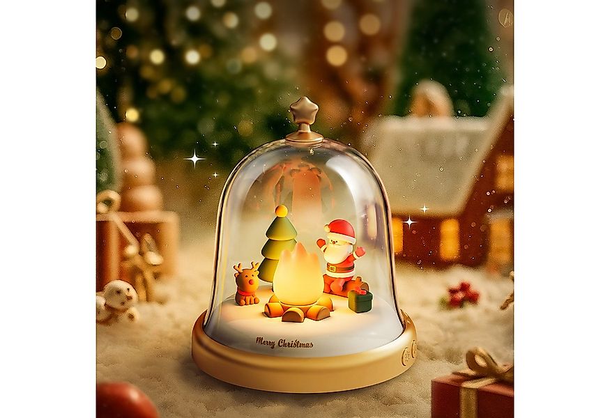 PRIISF Tischleuchte Weihnachten LED Nachtlicht Spieluhr Kinder Nachttischla günstig online kaufen