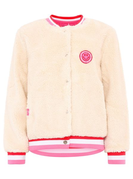 Zwillingsherz Bomberjacke Bomberjacke Plüschjacke Kuschel Jacke günstig online kaufen