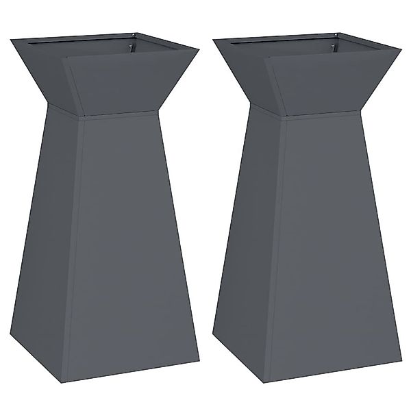 vidaXL Blumentopf Säulen Pflanzer 2 pcs günstig online kaufen