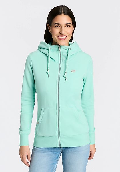 Ragwear Kapuzensweatjacke "NESKIA ZIP A O" mit Kordelzug und Logo am Ärmel günstig online kaufen
