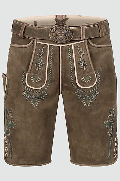 Lederhose Cailan mit Gürtel günstig online kaufen